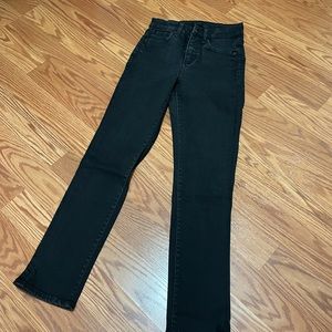 High rise skinny jeans